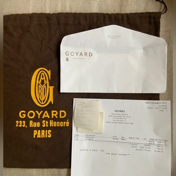 Goyard Saint Louis PM Tote Bag Authentic - Picture 3 of 17